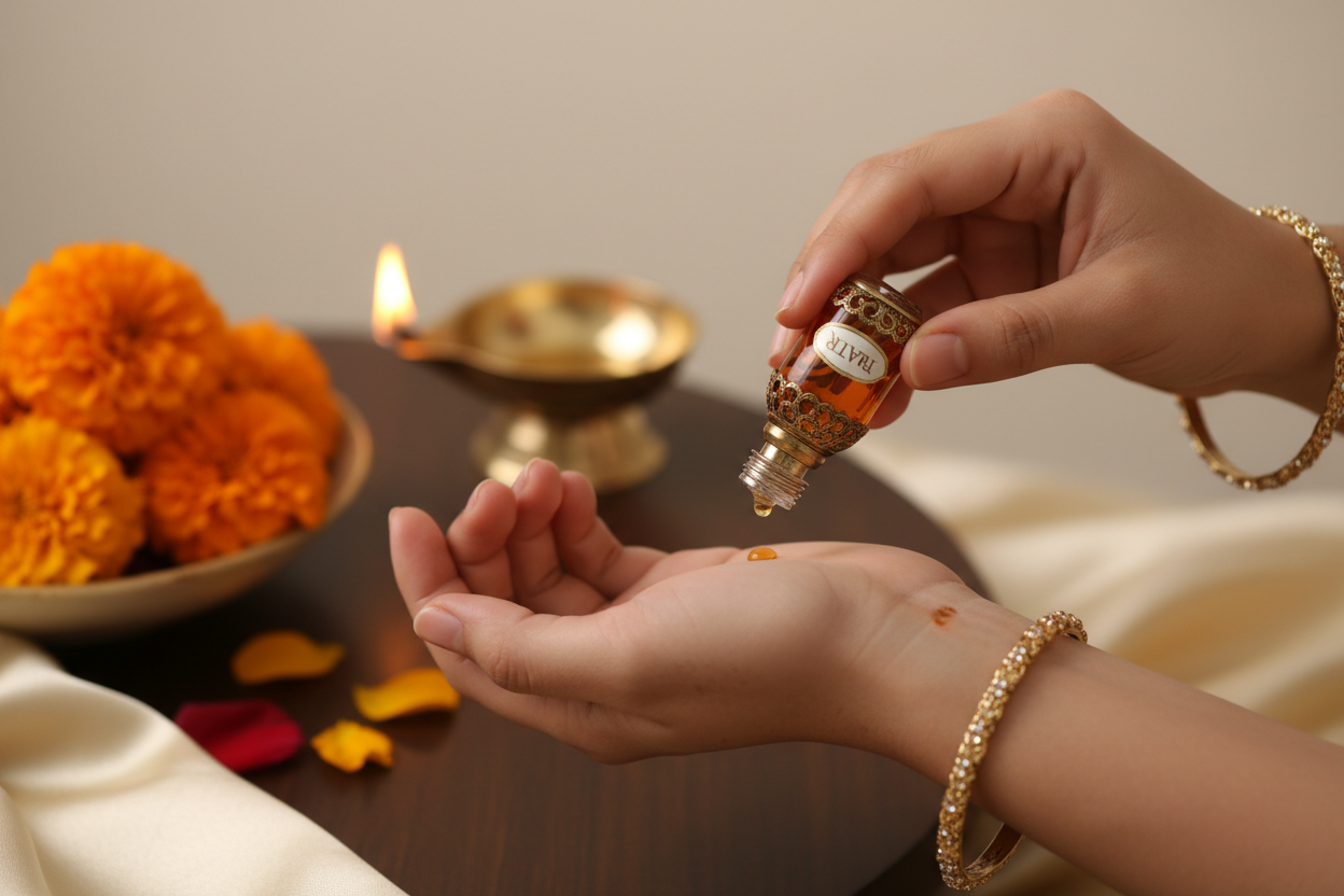 Itra in Sanātan Dharma: Fragrance as Sacred Offering